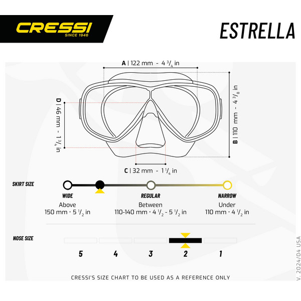 Cressi ESTRELLA + SEAL DRY COMBO - Schnorchelausrüstung Ansicht 2