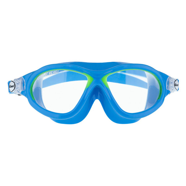 Cressi MINI COBRA GOGGLES LIGHT BLUE/FRAME LIME Kinder - Schwimmbrille Ansicht 2
