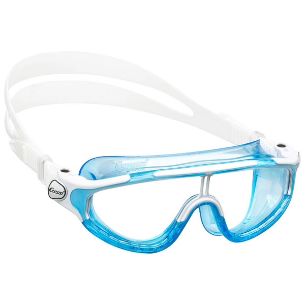 KING BALOO KID GOGGLES BLUE/FRAME WHITE Kinder - Schwimmbrille