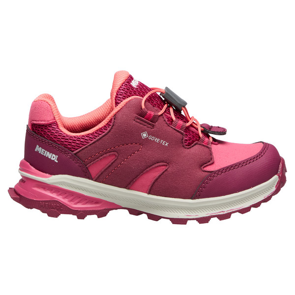 KIVO JUNIOR GTX Kinder - Wanderschuhe-BROMBEER/APRICOT