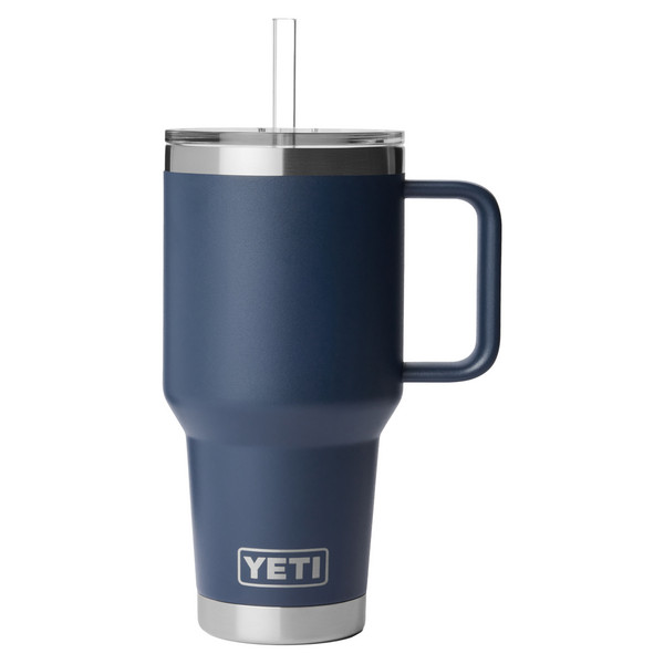 RAMBLER 35 OZ STRAW MUG - Thermobecher-NAVY