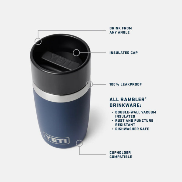 Yeti Coolers RAMBLER 8OZ TRAVEL BOTTLE - Thermobecher Ansicht 5