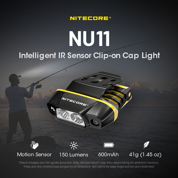 Nitecore NU11 - CLIPLEUCHTE MIT IR-SENSOR - Stirnlampe Ansicht 8