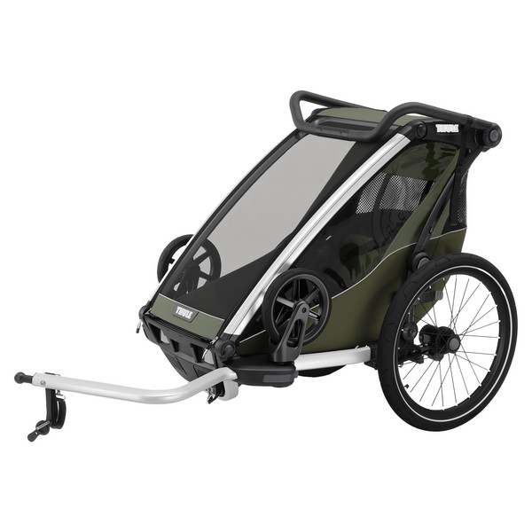Thule CHARIOT LITE SINGLE VINTAGE GREEN - Fahrradanhänger Ansicht 3