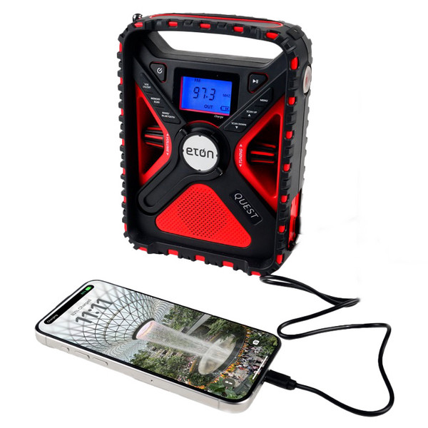 Eton QUEST DAB+ - Kurbelradio Ansicht 2
