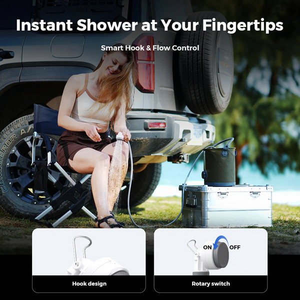 Flextail TINY SHOWER - Outdoor Dusche Ansicht 7