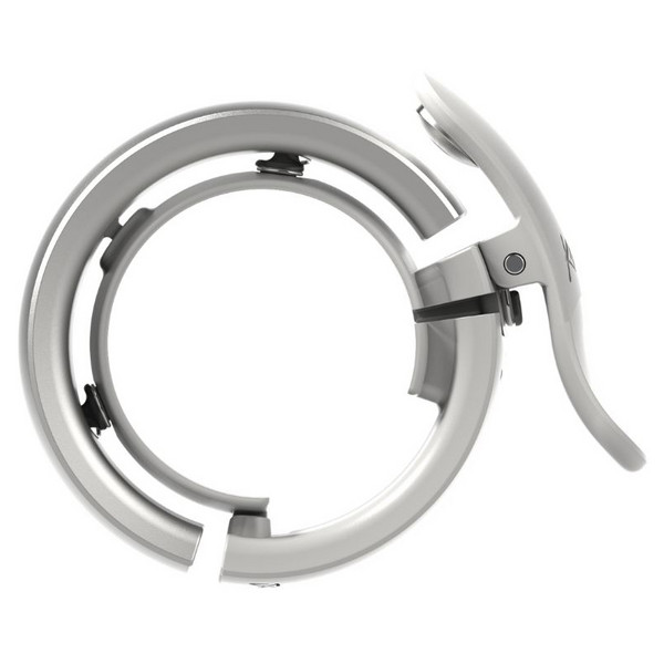 Knog OI PRIMA LARGE FAHRRADKLINGEL, 23.8 - 31.8MM, PRIMER GREY - Klingel Ansicht 2