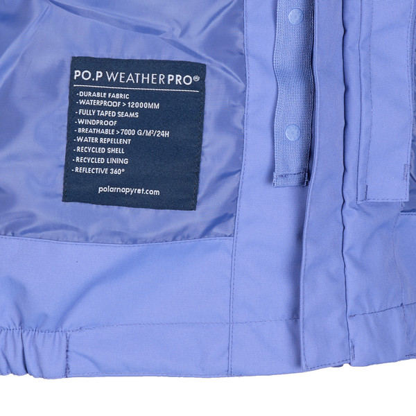 Polarn O. Pyret HAZY JACKET SHELL SOLID Kinder - Regenjacke Ansicht 6