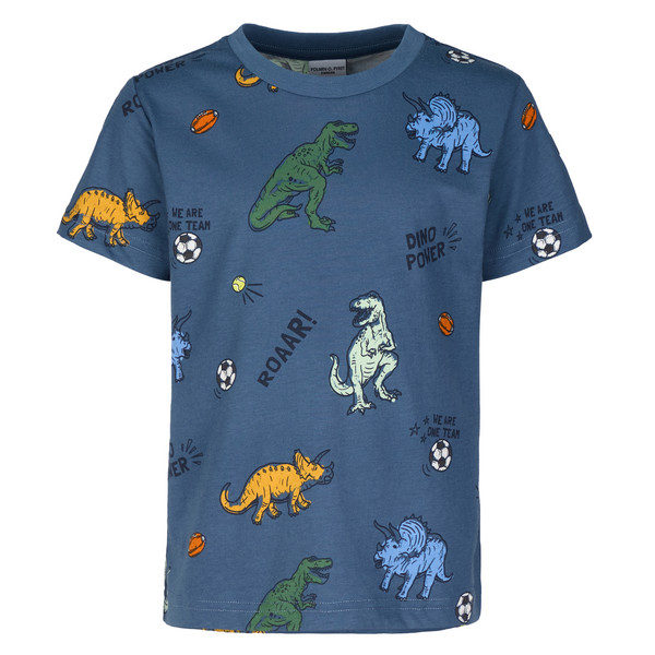 O. Pyret CLIMB - DINO SPORTS TOP S/S AOP Kinder - T-Shirt