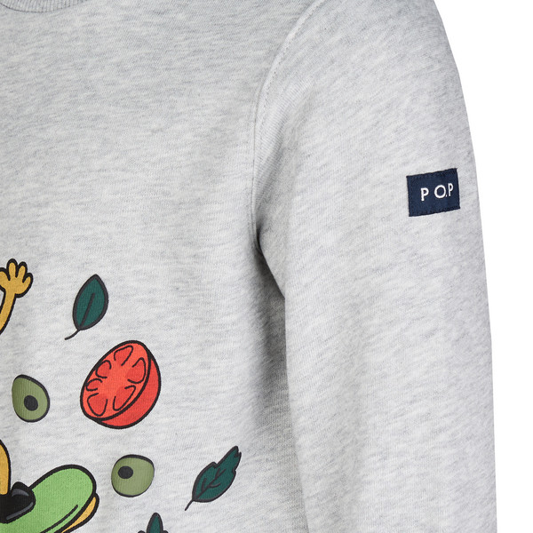 Polarn O. Pyret THINK - PIZZA SWEATSHIRT PRINTED Kinder - Sweatshirt Ansicht 4
