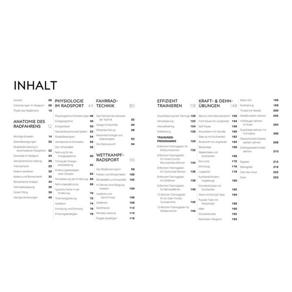 RADSPORT - DIE ANATOMIE VERSTEHEN - Sportratgeber Ansicht 2