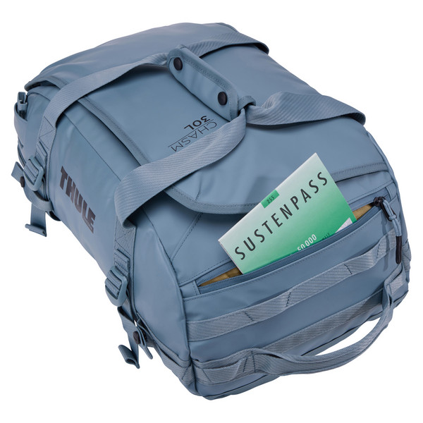 Thule CHASM RECYCLED DUFFEL 30L - POND GRAY - Reisetasche Ansicht 6