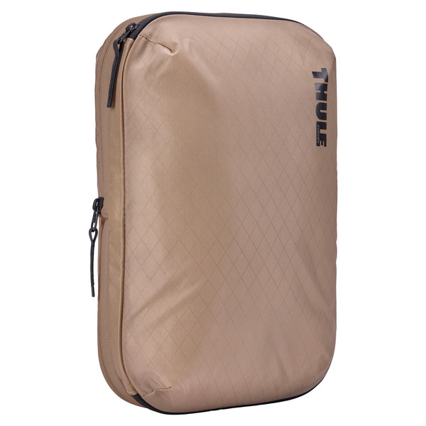 COMPRESSION PACKING CUBE- MEDIUM - GENTLE BEIGE - Packbeutel