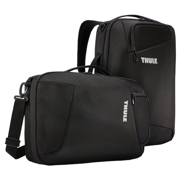 Thule ACCENT RECYCLED CONVERTIBLE - BLACK - Laptoptasche Ansicht 7