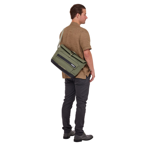 Thule PARAMOUNT CROSSBODY 14L - SOFT GREEN - Laptoptasche Ansicht 14