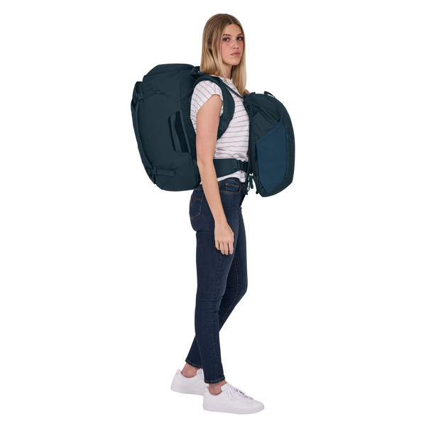 Thule LANDMARK TRAVEL PACK 60L WOMAN - DARKEST BLUE - Kofferrucksack Ansicht 16