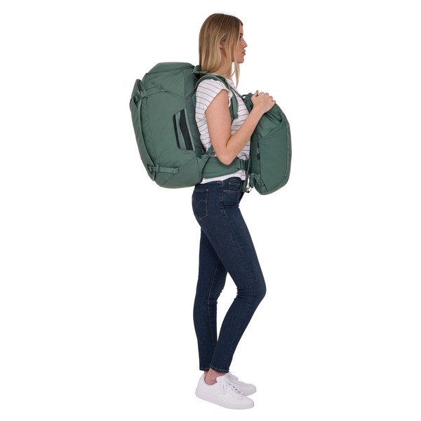 Thule LANDMARK TRAVEL PACK 60L WOMAN - HAZY GREEN - Kofferrucksack Ansicht 17