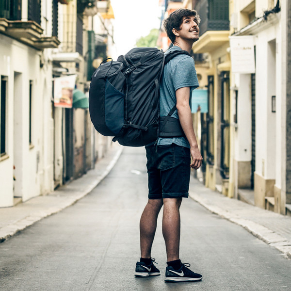 Thule LANDMARK TRAVEL PACK 70L - DARKEST BLUE - Kofferrucksack Ansicht 18