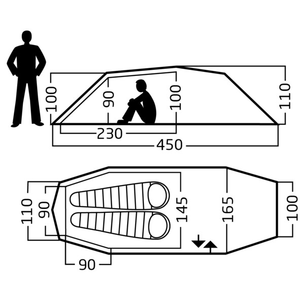 Nordisk OPPLAND 2 SI (2.0) TENT - Tunnelzelt Ansicht 28