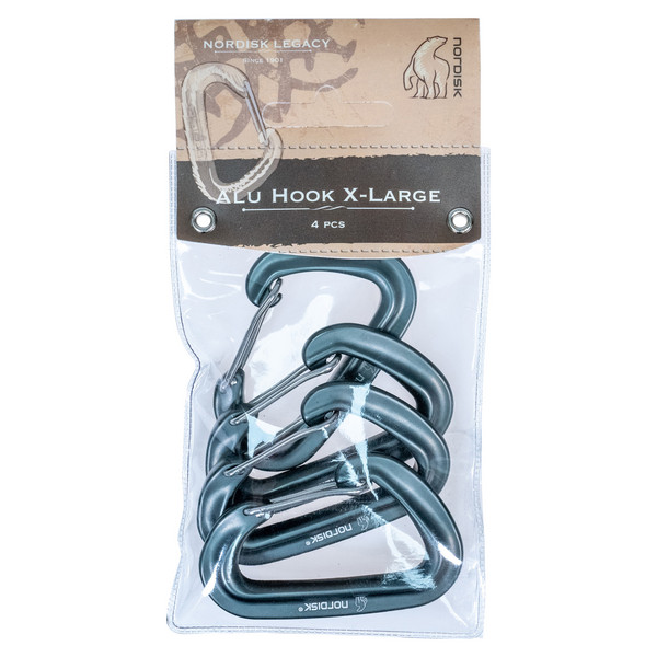 Nordisk ALUMINIUM HOOK XL (4 PCS) - Karabiner Ansicht 4