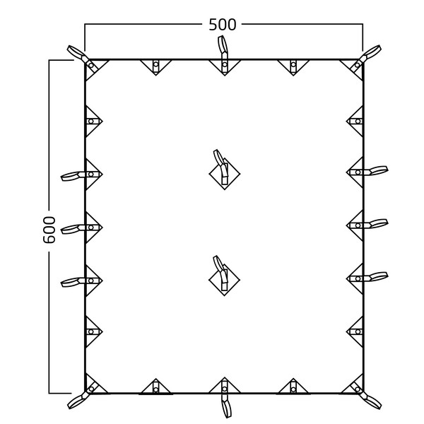 Nordisk KARI 30 TECHNICAL COTTON TARP - Tarp Ansicht 11