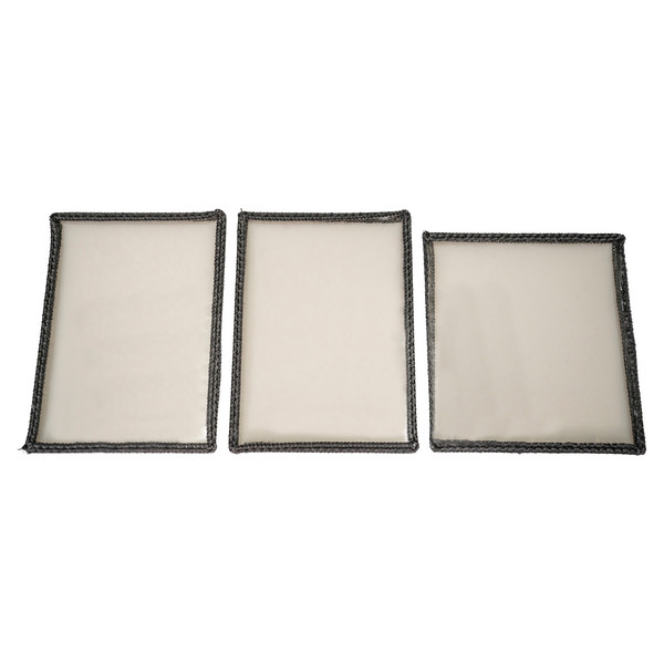 TORDEN GLASS SET OF 3 (1 FRONT/2 SIDE)