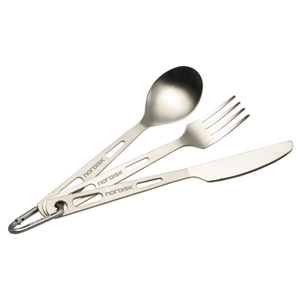 TITANIUM CUTLERY (3 PCS) - Campingbesteck