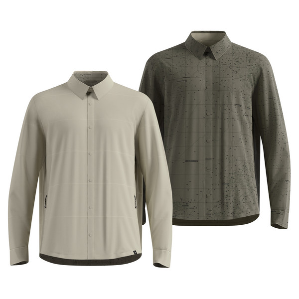 TRANSITION INSULATED SHIRT L/S Herren - Outdoor Hemd-AGATE GRAY
