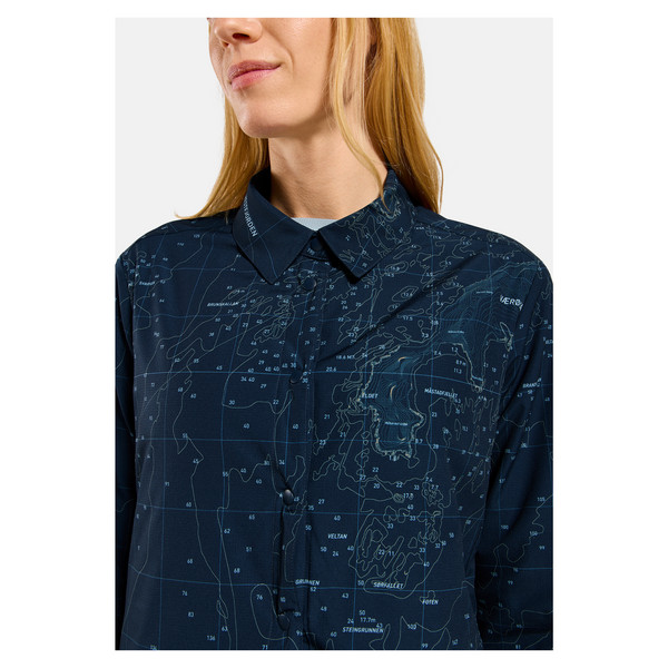Odlo TRANSITION INSULATED SHIRT L/S Damen - Outdoor Bluse Ansicht 6