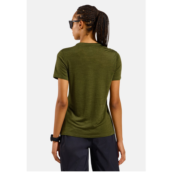 Odlo T-SHIRT CREW NECK S/S MERINO TENCEL PLAIN TEE Damen - Funktionsshirt Ansicht 4
