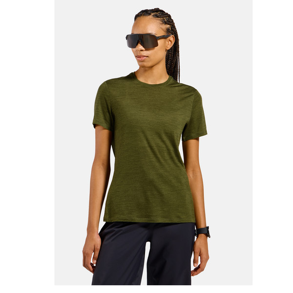 Odlo T-SHIRT CREW NECK S/S MERINO TENCEL PLAIN TEE Damen - Funktionsshirt Ansicht 3