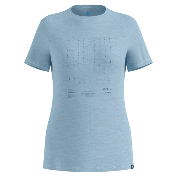 T-SHIRT CREW NECK S/S MERINO TENCEL HYPER MAP Damen - Funktionsshirt
