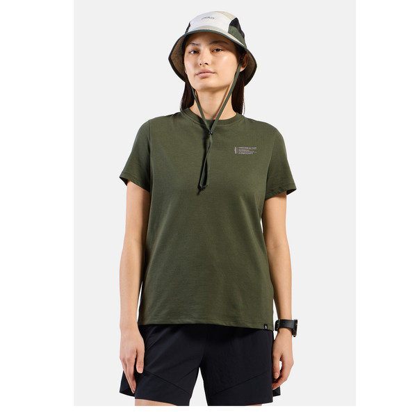 Odlo T-SHIRT CREW NECK S/S COTTON BLEND UNLIMITED Damen - T-Shirt Ansicht 3