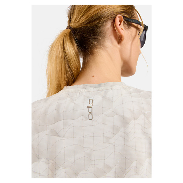Odlo T-SHIRT CREW NECK S/S ZEROWEIGHT CHILL-TEC PRINT Damen - Funktionsshirt Ansicht 5
