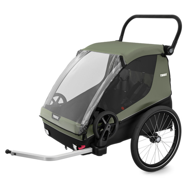Thule COURIER VINTAGE GREEN - Fahrradanhänger Ansicht 9