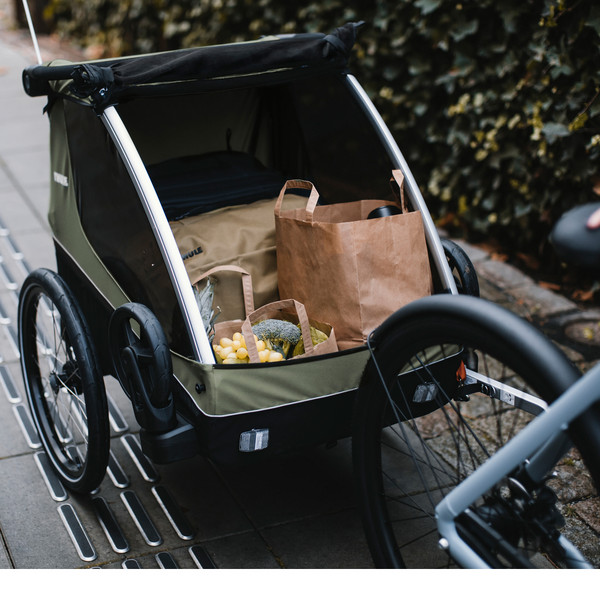Thule COURIER VINTAGE GREEN - Fahrradanhänger Ansicht 11