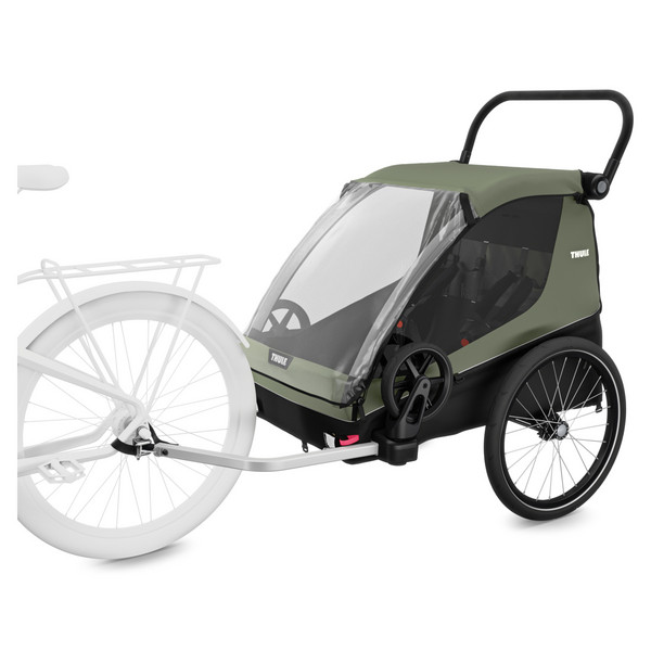 Thule COURIER VINTAGE GREEN - Fahrradanhänger Ansicht 10