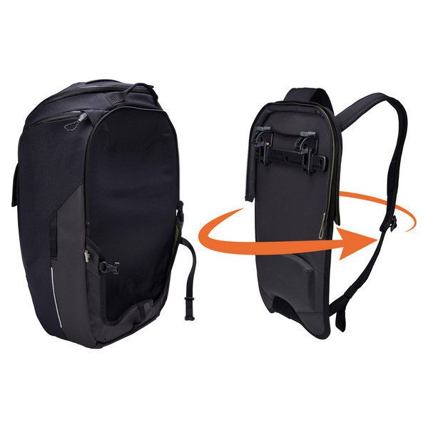 Thule PARAMOUNT HYBRID PANNIER 26L - BLACK - Fahrradtasche Ansicht 12