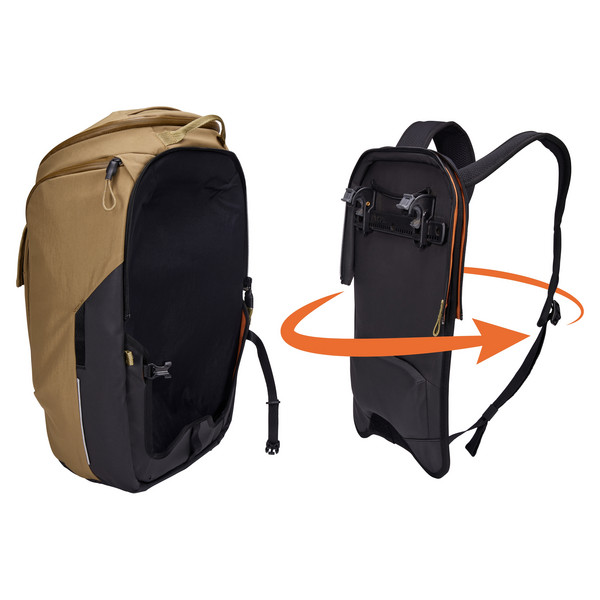 Thule PARAMOUNT HYBRID PANNIER 26L - NUTRIA - Fahrradtasche Ansicht 11
