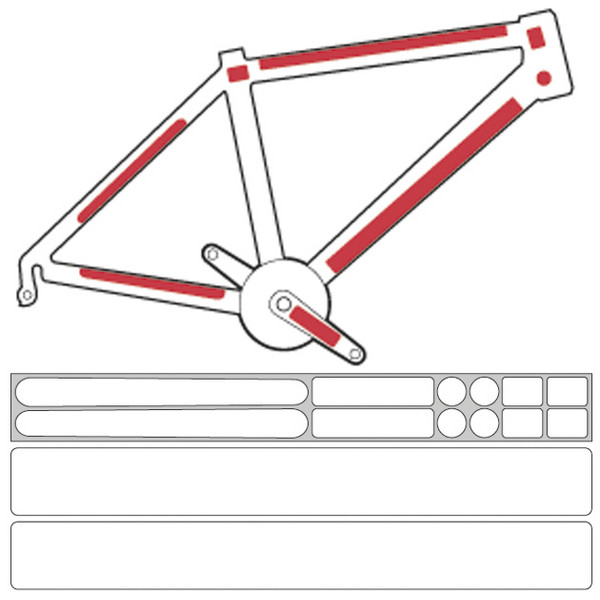 Zéfal RAHMENSCHUTZFOLIE SKIN ARMOR SET MATT XL - Fahrradzubehör Ansicht 4