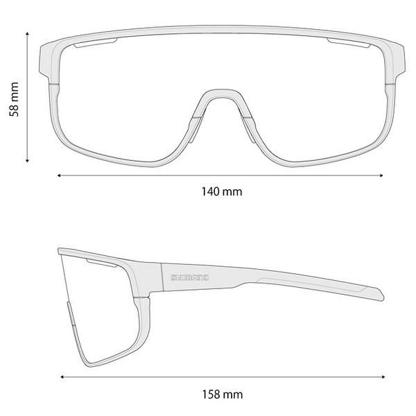 Shimano PULSAR 3 ALLROAD - Sportbrille Ansicht 5