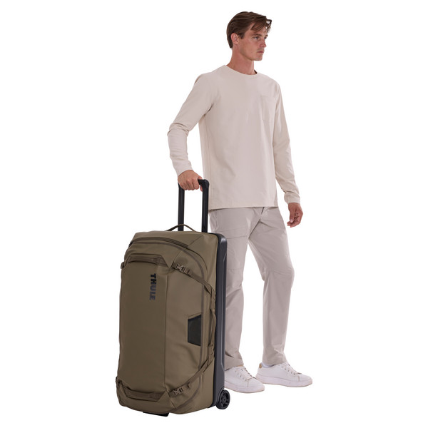 Thule CHASM RECYCLED ROLLING DUFFEL - DEEP KHAKI - Reisetasche mit Rollen Ansicht 12