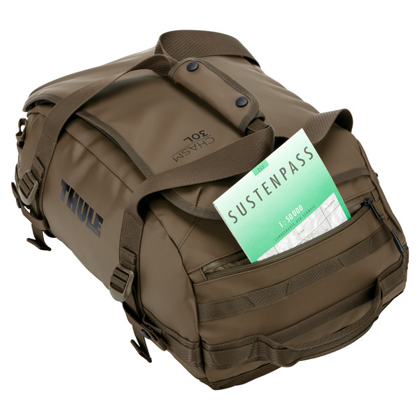 Thule CHASM RECYCLED DUFFEL 30L - DEEP KHAKI - Reisetasche Ansicht 6