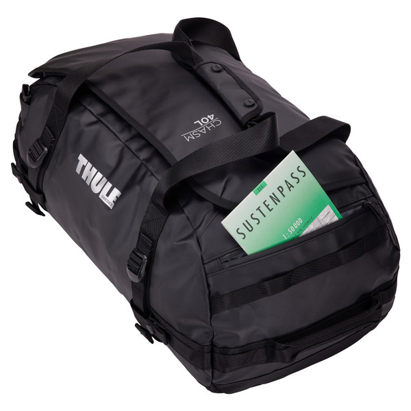 Thule CHASM RECYCLED DUFFEL 40L - BLACK - Reisetasche Ansicht 7