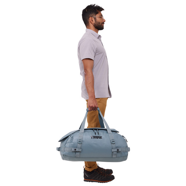 Thule CHASM RECYCLED DUFFEL 40L - POND GRAY - Reisetasche Ansicht 12