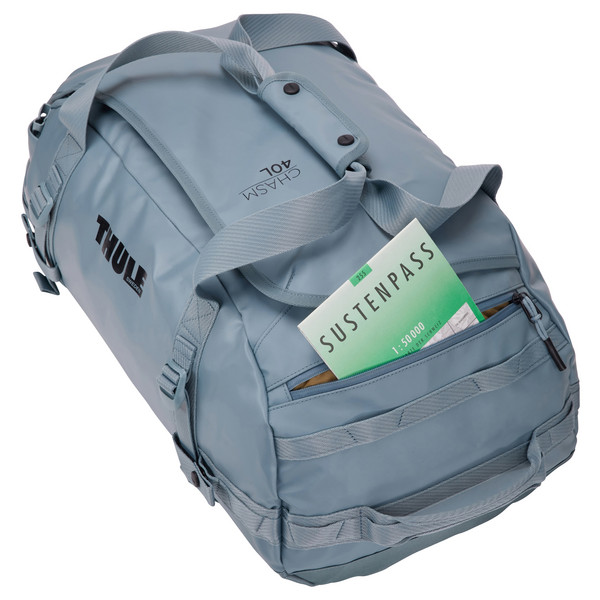 Thule CHASM RECYCLED DUFFEL 40L - POND GRAY - Reisetasche Ansicht 7