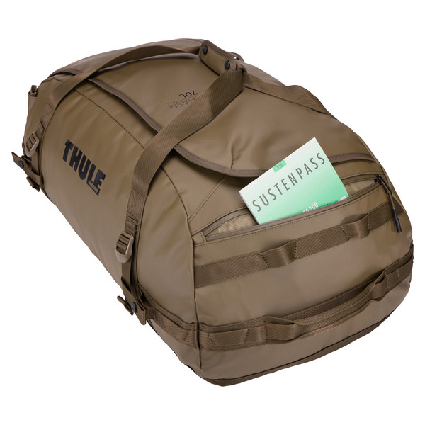 Thule CHASM RECYCLED DUFFEL 70L - DEEP KHAKI - Reisetasche Ansicht 7