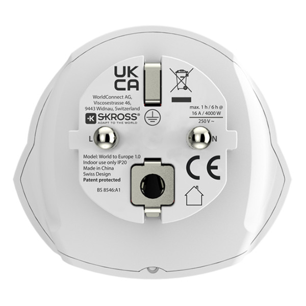 Skross WORLD TO EUROPE - Reisestecker Ansicht 5