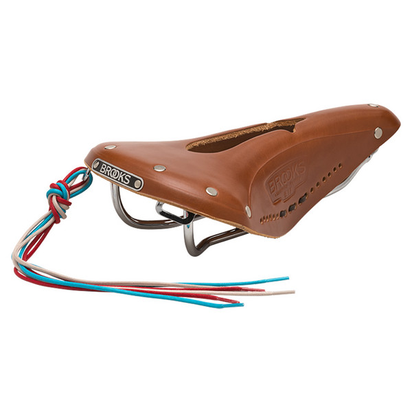England SADDLE B17 CARVED, LEATHER, HONEY - Fahrradsattel