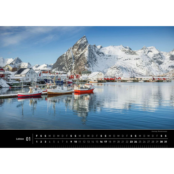 LOFOTEN PREMIUMKALENDER 2027 Ansicht 2